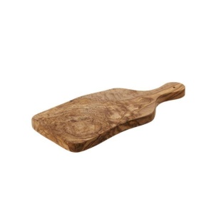 Platou servire cu maner lemn maslin 23x14x2cm S6001