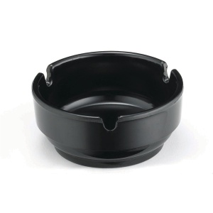 Scrumiera bachelita neagra 8cm 131B
