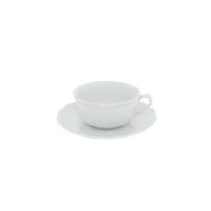 Set ceasca si farfurie cafea Braganca White 140ml 22000764