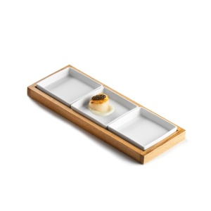Set tapas 3 compartimente Zen 36x14cm V0705-3051