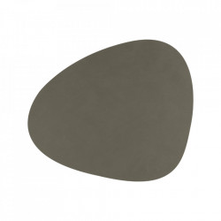 Table mat Curve Army Green Nupo L 37x44cm 982472