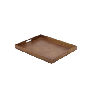 Tava servire lemn cu maner 53x42x4.5 cm BT5342