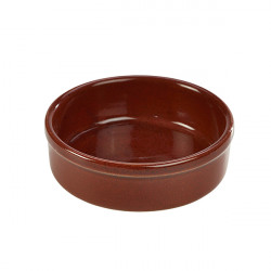 Vas tapas rotund terracotta 10x3.5cm 14cl 305611TR