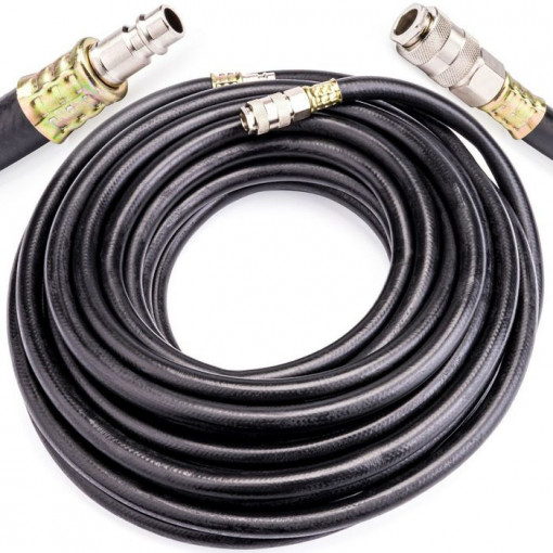 Furtun aer vulcanizare - 20 mtr echipat