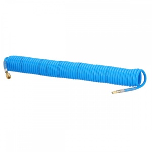 Furtun pneumatic spiralat 15 m Ø8×5 mm pentru aer comprimat