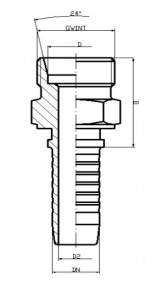 Armatura CES- Filet exterior metric serie grea - Img 3