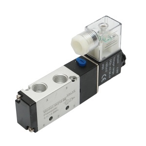 Electrovalvă pneumatică 4V210-08 G1/4”, 5/2, 24V DC pentru cilindri pneumatici