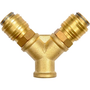 Splitter aer comprimat tip Y cu 2 cuple rapide G1/4”