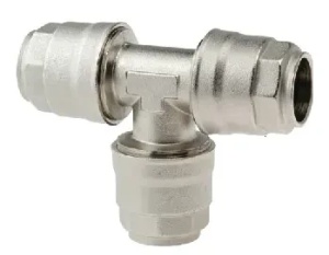 Racord T teava aluminiu retea aer comprimat