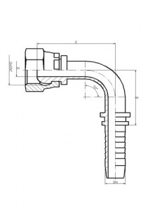 Armatura DKR 90' -filet BSP - Img 3
