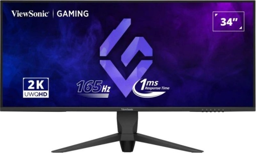 Monitor ViewSonic 34" VX3480-2K-PRO, Diagonal (inch): 34, Diagonal (cm): 86, Aspect ratio: 21:9, Panel: VA, Resolution: 3440x1440, Refresh Rate: 165Hz, Response time MPRT: 1ms, Brightness (max): 300 cd/m², Contrast (static) : 4000:1, Contrast (dynamic):
