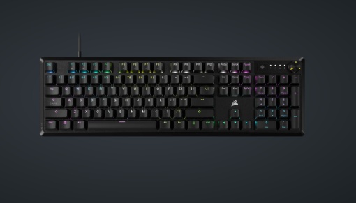 Tastatura mecanica CORSAIR K70 RGB CORE Mechanical Gaming Keyboard, Backlit RGB LED, CORSAIR Linear Red, Black, (CH-910971E-NA)