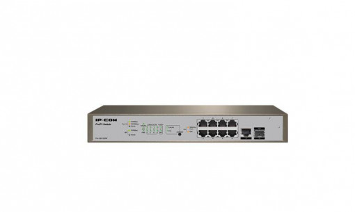 IP-COM PRO-S8-150W, 8 x 10/100/1000 Base-T Ethernet ports(PoE), 1 x 10/100/1000 Base-T Ethernet port(data), 1 x 1000 Base-X SFP port, Standards&Protocols: IEEE802.3、IEEE802.3u、IEEE802.3ab、IEEE802.3z、