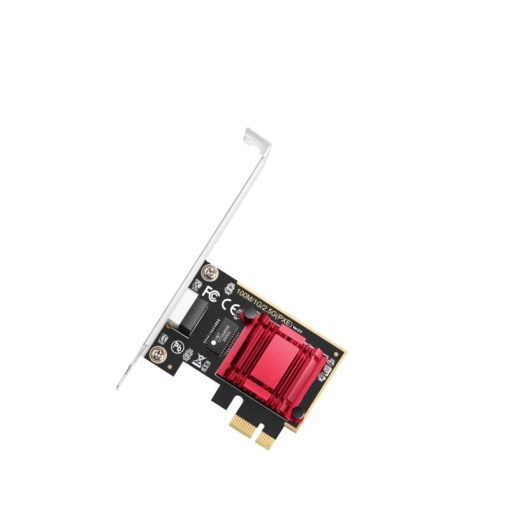 CUDY 2.5Gbps PCI Express Adapter, Realtek Chipset, 2.5G/1000M/100M/10M Auto Adaptive, IEEE802.3ad, IEEE802.3az, IEEE802.1Q, IEEE802.1p, IEEE 802.3x Flow Control, IEEE802.3z, IEEE802.2,Jumbo Frame, Compatiable with Windows, Windows Server 2003, 2008,