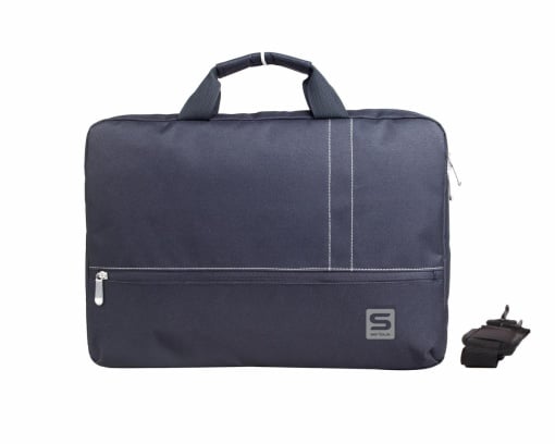 Geanta notebook Serioux, SRX-8915, dimensiuni: 42 x 4.5 x 29.5 cm, compartiment laptop: max 15.6", curea de umar ajustabila, material poliester