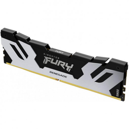 Memorie RAM Kingston Fury Renegade Silver RGB, DIMM, DDR5, 16GB, CL32, 6000MHz