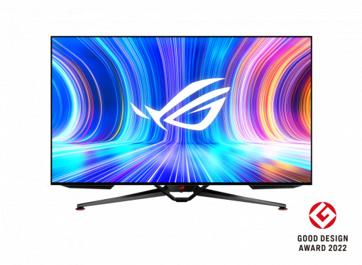 Monitor 41.5" ASUS PG42UQ, OLED gaming, 16:9, 4K 3840x2160, Non-Glare ,450 cd/ mp, 135.000:1, 178/ 178, 0.1 ms, Flicker free, HDR10, 138 Hz,Low Blue Light, G-SYNC Compatible, DP, 4* USB, 4x USB 3.2 Gen 2 Type-A,SPDIF out, boxe 10Wx2/ Woofer: 15W,