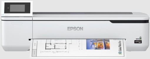 Plotter Epson Surecolor SC-T2100, Imprimanta large format 24" (A1 ) in 4 culori, rezolutie maxima de listare 2.400 x 1.200 dpi, Cerneala Epson Ultrachrome XD2 pigment ink, grosime hartie 0,05mm - 0,27 mm interfata: USB 3.0, Retea, WI-FI, WI-FI direct,