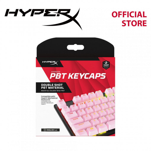 HP Gaming Keycaps Full set, HyperX Pudding, US Layout, Pink PBT