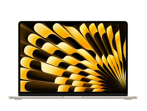 MacBook Air 15.3" Retina/Apple M4 (CPU 10- core, GPU 10- core, Neural Engine 16- core)/16GB/512GB - starlight - INT KB (2025)
