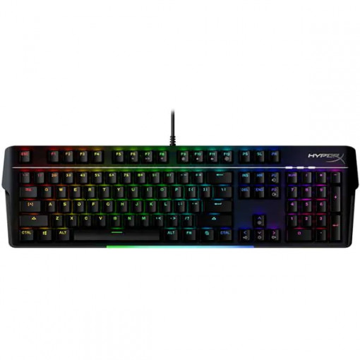 Tastatura HP HyperX Alloy Mkw100, Tastatura mecanica, Cablu USB Type-C detasabil, Iluminare RGB, Anti-Ghosting, Neagra