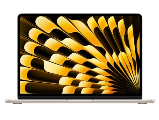MacBook Air 13.6" Retina/Apple M4 (CPU 10-core, GPU 8-core, Neural Engine 16-core)/16GB/256GB - Starlight - INT KB (2025) 30W USB‑C