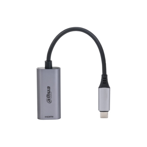 Dahua USB 3.1 Type-C to HDMI Adapter Docking, In:USB 3.1 Type-C, Out: 1xHDMI (Supports 4K@60 Hz), Aluminum Alloy