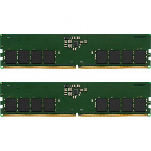 Memorie RAM Kingston, DIMM, DDR5, 16GB, 4800MHz, CL40, 1.1V, Kit of 2