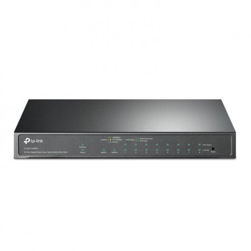 Switch TP-Link TL-SG1210MPE, 9 port, 10/100/1000 Mbps