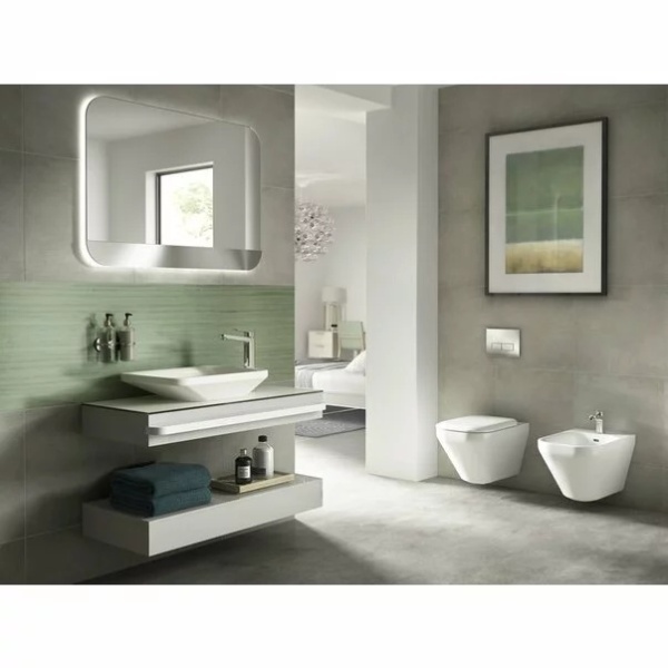 Bideu suspendat Ideal Standard Tonic II alb lucios - Img 2