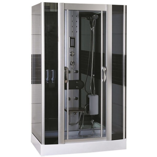 Cabina de dus cu Hidromasaj MO-09938B dimensiune 125x90x220cm - Img 2