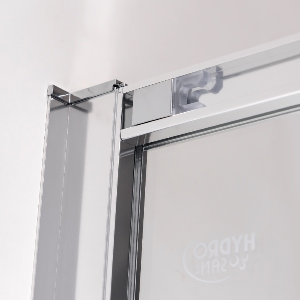 Cabina de dus NOVA Super slim, Dimensiune 100x80cm, Sticla securizata 6mm, Culoare Crom - Img 4