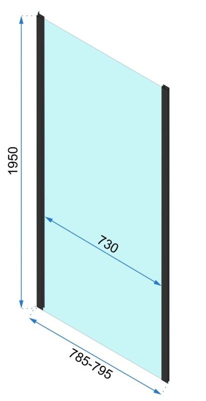 Cabina de Dus Rapid Fold, De Colt, Dimensiune 80x100cm, Culoare Gold - Img 6