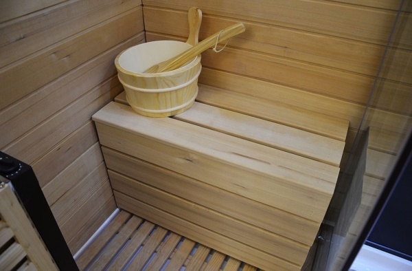 Cabina multifunctionala MO-1751B TRIO, Sauna uscata, Sauna cu aburi si cabina de dus, 180x110x223 cm, Varianta Stanga - Img 9