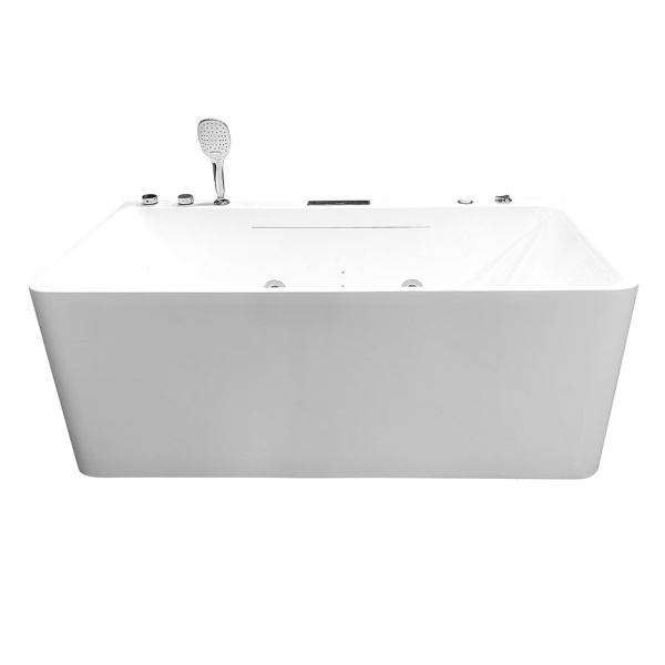 Cada De Baie Freestanding 150x75x58cm ,Cu Hidromasaj, Culoare Alb - Img 3