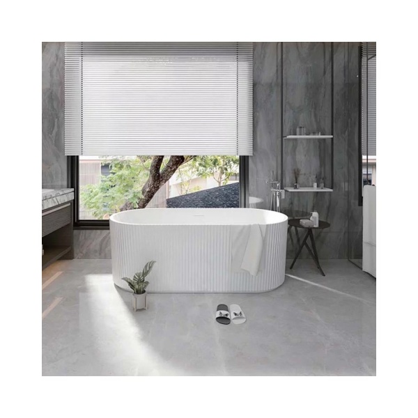 Cada de baie Freestanding Florida Salome Riffle, Design Modern, Cu Instalatie Completa - Img 3