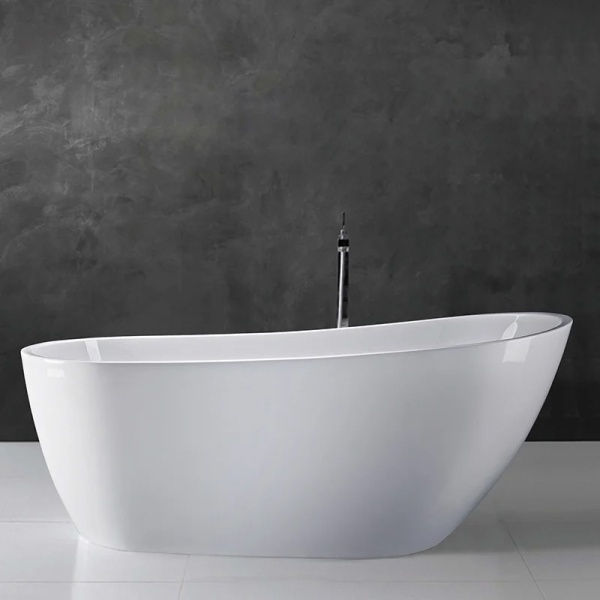 Cada freestanding, Florida, Natalia P-160, culoare alb, dimensiune 160x75cm - Img 2