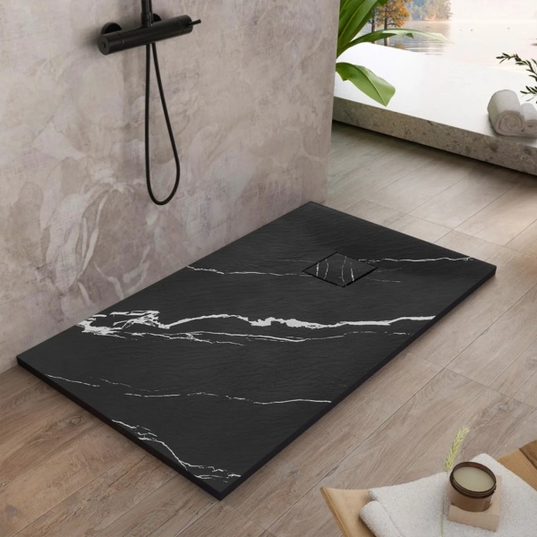 Cadita de dus 90x120 Magnum CARRARA Black - Img 9