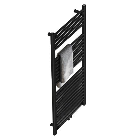 Calorifer vertical CORSO-BL-1 pentru baie 120x60, negru - Img 4