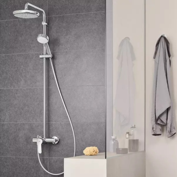 Coloana de dus cu baterie monocomanda Grohe Tempesta Cosmopolitan 250 - Img 4
