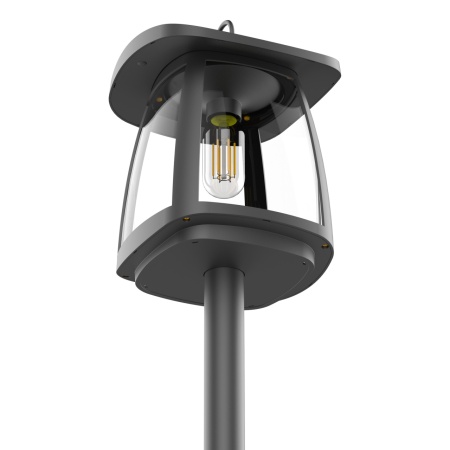 Lampa Solara LED Portabila de Exterior, Neosimply Camping, 351 lumeni, 3 Moduri de utilizare, cu senzor de luminozitate, Black - Img 3