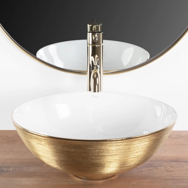 Lavoar de blat REA STELLA Gold Brush / White - Img 7