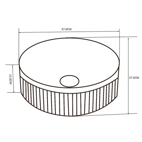 Lavoar pe Blat LAVA-MTB-RF-370 Negru mat, Canelat - Img 5