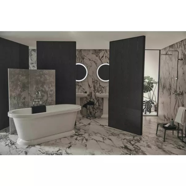 Lavoar pe mobilier Ideal Standard Atelier Calla alb lucios 87 cm cu 3 orificii baterie - Img 6