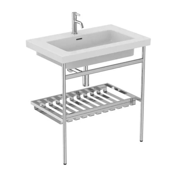 Lavoar pe mobilier Ideal Standard Atelier Extra alb lucios cu orificiu preaplin 61 cm - Img 7