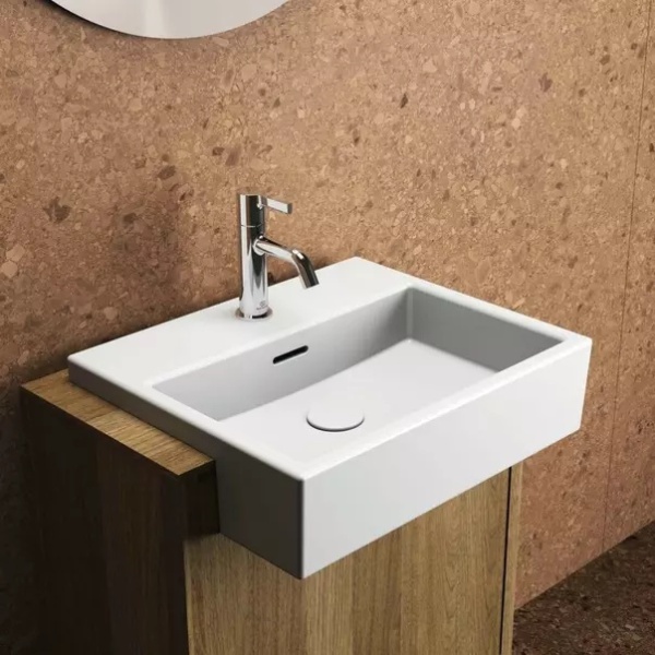 Lavoar semiincastrat Ideal Standard Atelier Extra alb mat 50 cm - Img 7