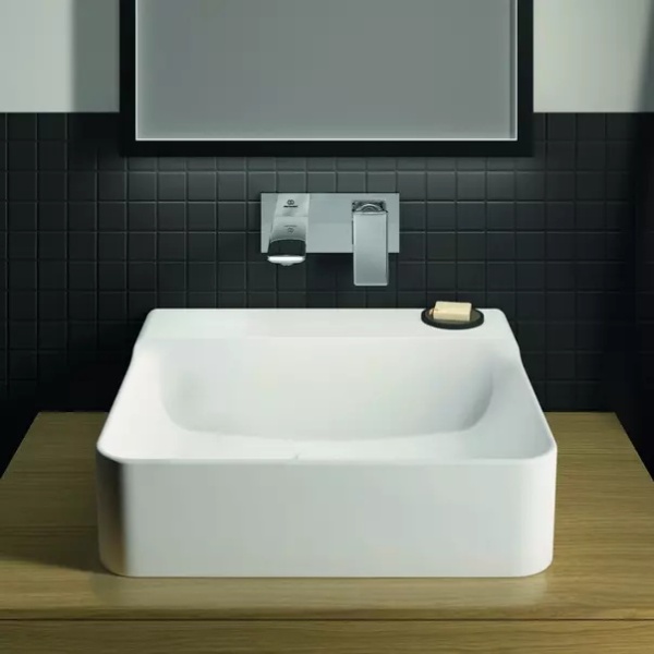 Lavoar suspendat Ideal Standard Atelier Conca 50 cm alb lucios - Img 7