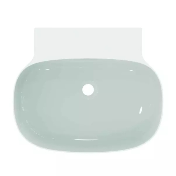 Lavoar suspendat Ideal Standard Atelier Linda-X 60 cm alb lucios cu orificiu preaplin - Img 4