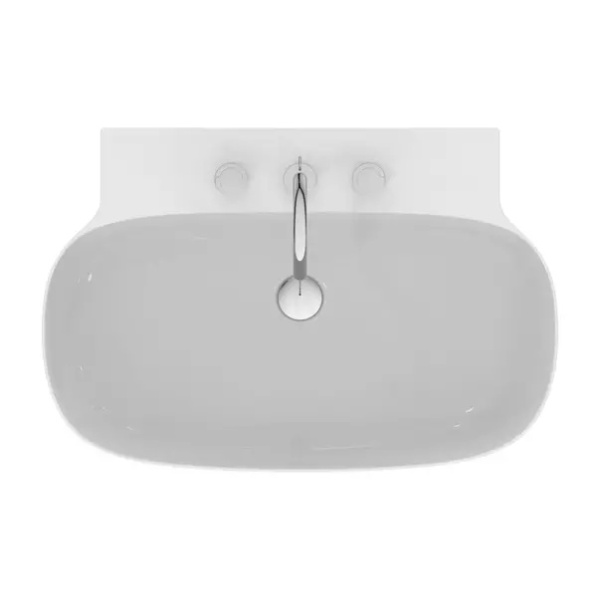 Lavoar suspendat Ideal Standard Atelier Linda-X cu 3 orificii baterie alb lucios 75 cm - Img 2