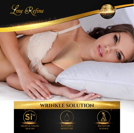 Masca antirid reutilizabila Antiaging REFINE pentru zona decolteului, Chest Pads Anti Wrinkle, din silicon medical, antiinflamator si hidratant - Img 7